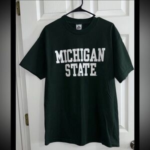 All Style Apparel Michigan State T-Shirt Dark Green LG